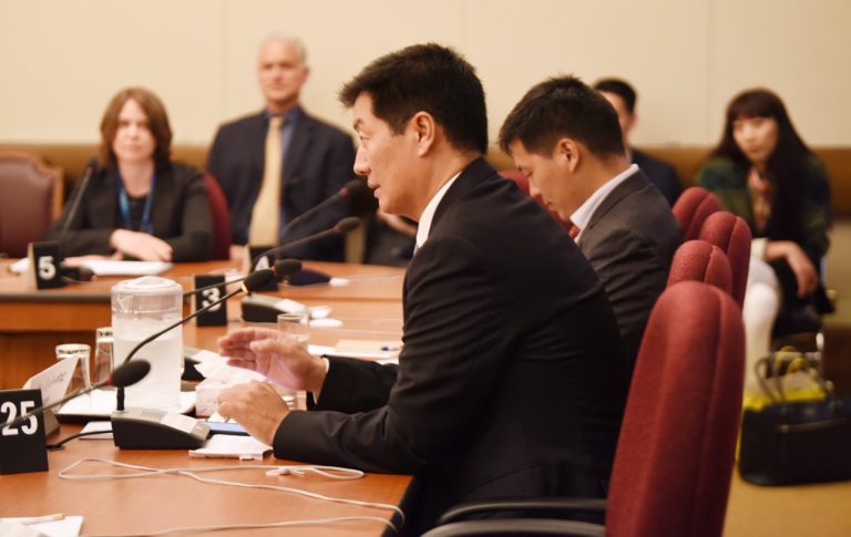 Sikyong Dr. Lobsang Sangay testifies before the Senate Standing&hellip;