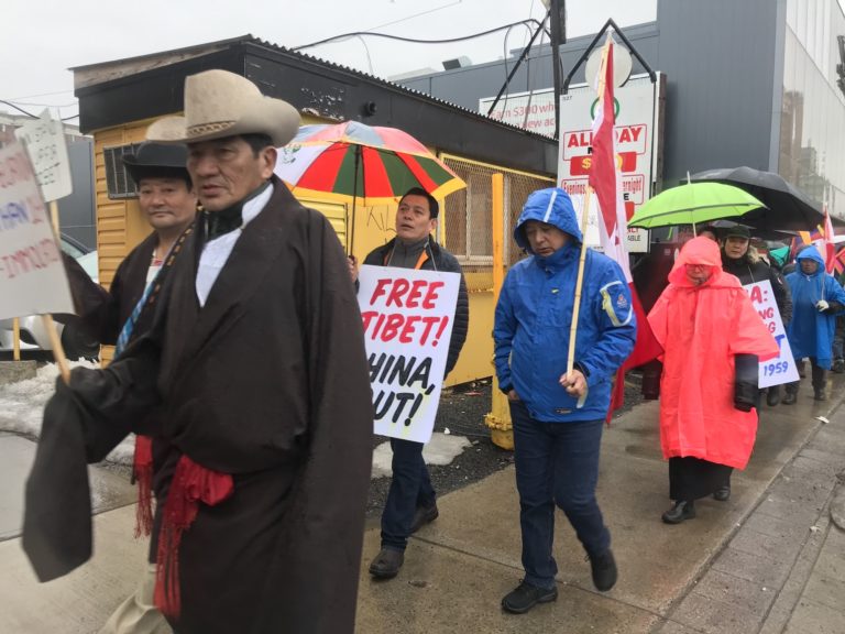 Demonstration in Ottawa against ‘Genocide Games’ in Beijing