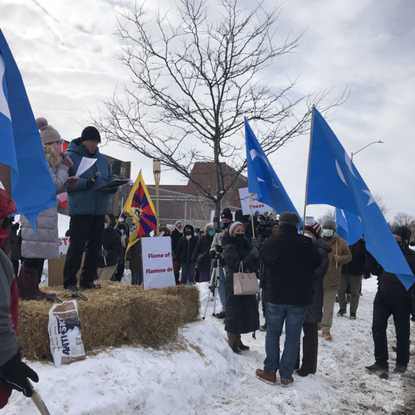 Alternative ceremony in Ottawa for the Genocide Olympic…