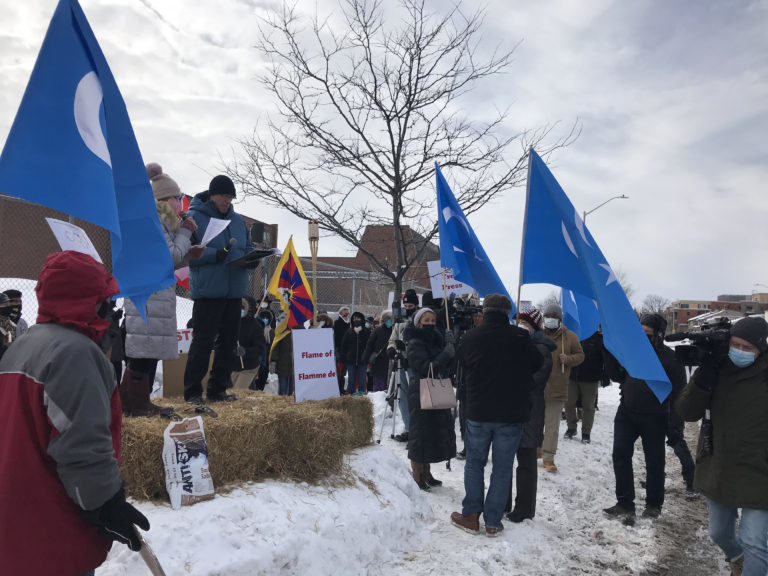 Alternative ceremony in Ottawa for the Genocide Olympic in&hellip;