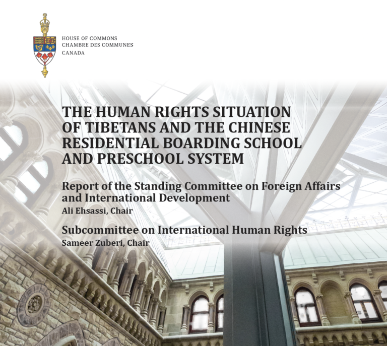Canada’s Parliamentary Committee Issues Tibet Report: Demands a more-focused&hellip;