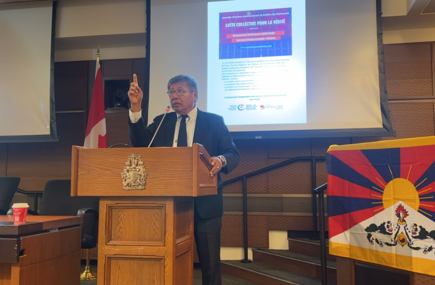 Uyghur and Tibetan Advocacy Groups Unite on Parliament Hill to…