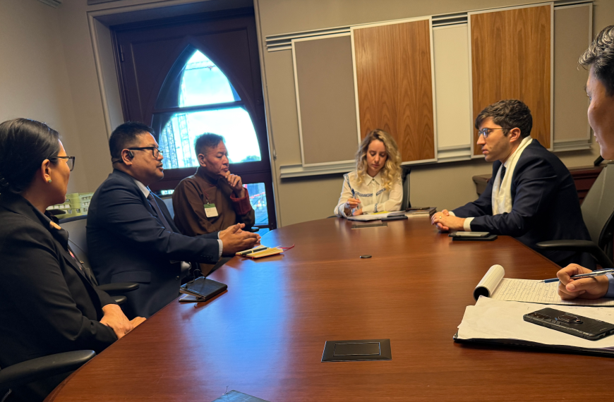 Sikyong Penpa Tsering concludes Ottawa visit with press conference, parliamentary meetings and think tank dis